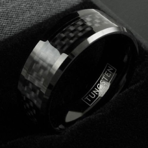 Beautiful black tungsten ring! - Picture 3 of 3