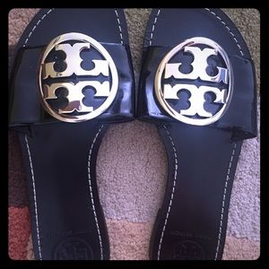 Tory Burch patent leather sandals
