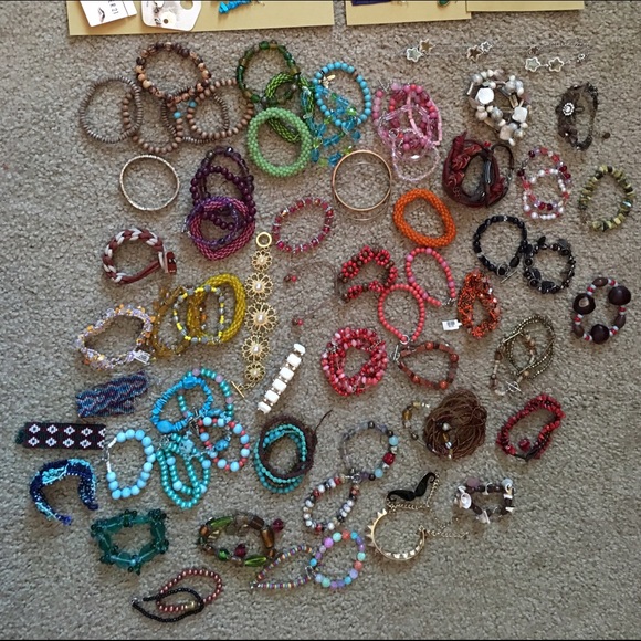 Bundle of bracelets - mainly Francesca's