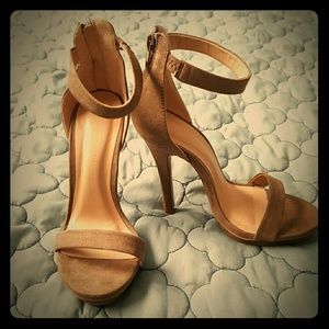 Tan heels from Love Culture, never worn