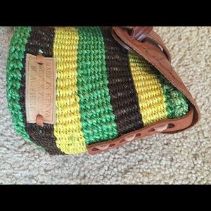 Kenyan-woven crossbody bag