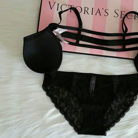 LOWEST VICTORIA SECRET PUSH UP BRA+LACE PANTY. - Picture 4 of 4