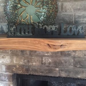 "Faith Hope Love" Sign