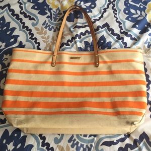 Rebecca Minkoff striped tote.