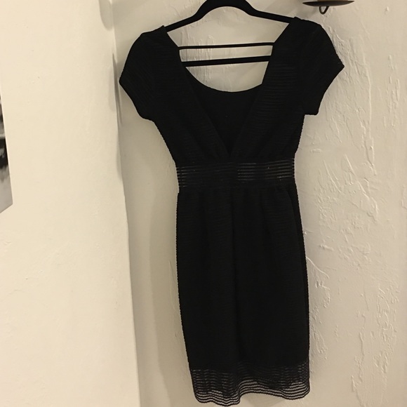 Black mesh waist Dress - Picture 2 of 2