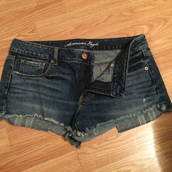 Aeo denim shorts