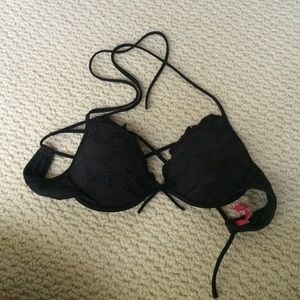 Victoria secret black push up bikini top