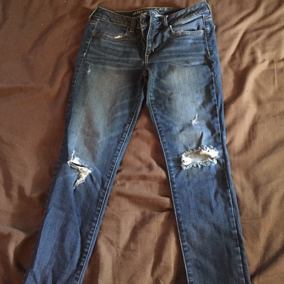 American eagle super stretch jeggings size 8