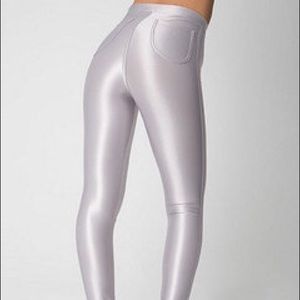Silver AA Disco Pants