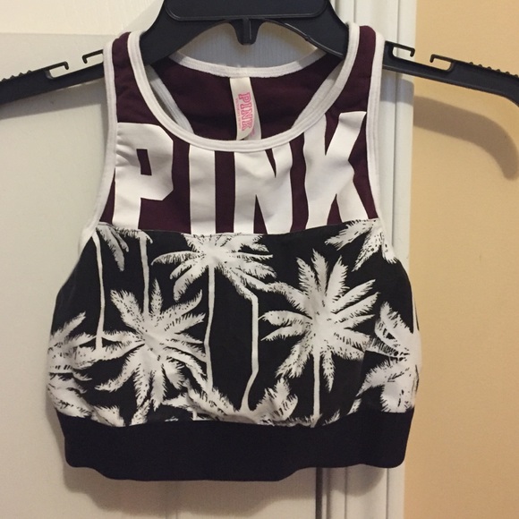 VS PINK HIGH NECK SPORTS BRA