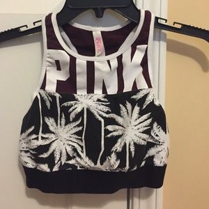 VS PINK HIGH NECK SPORTS BRA