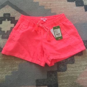 NWT LILLY PULITZER linen beach shorts