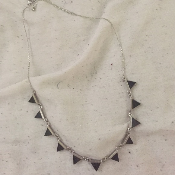 Black Triangle Necklace