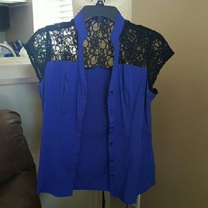 Express lace button up