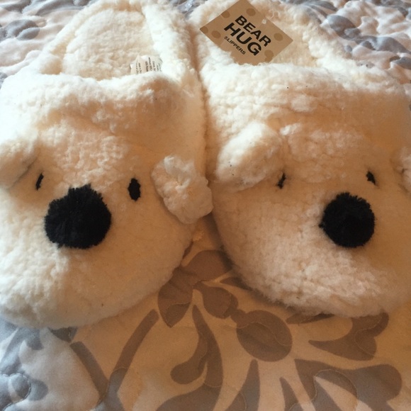 ❌SOLD❌Bath & Body Works Bear Slippers & Mask - Picture 3 of 4