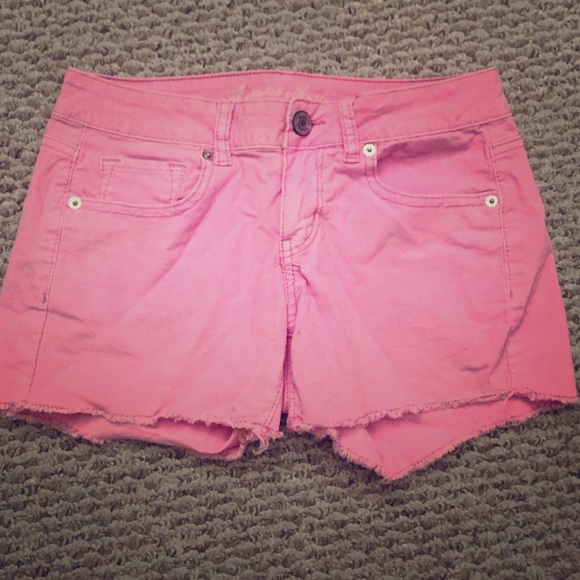 American eagle pink shorts