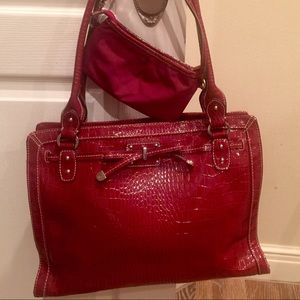 Anne Klein purse and pouch. Excellent condition!