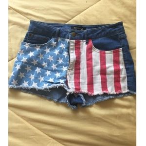 Forever 21 American Flag Shorts