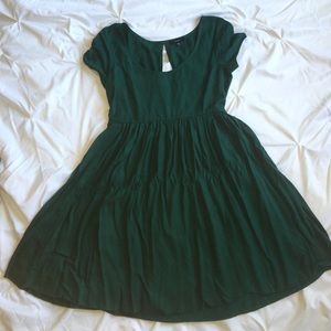 Green xxs dress from aritzia