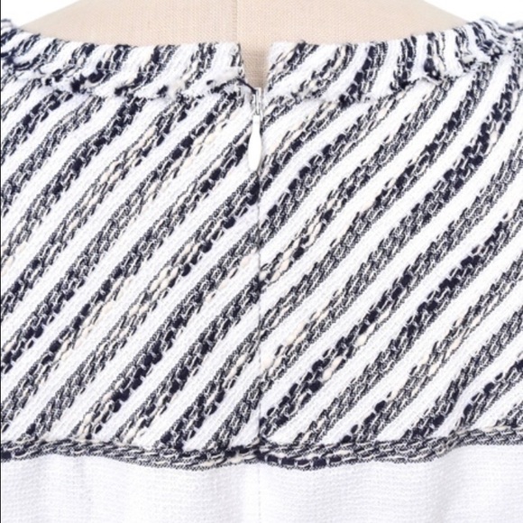 ❌SOLD❌NWT J.Crew striped drop-waist dress - Picture 3 of 4