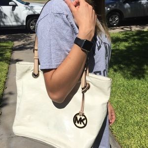 Michael Kors White Purse