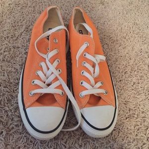 Brand new orange converse
