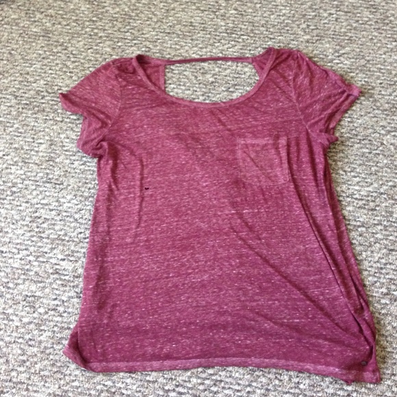 Maroon soft and sexy American eagle tank