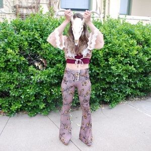 For Love & Lemons Bell Pants