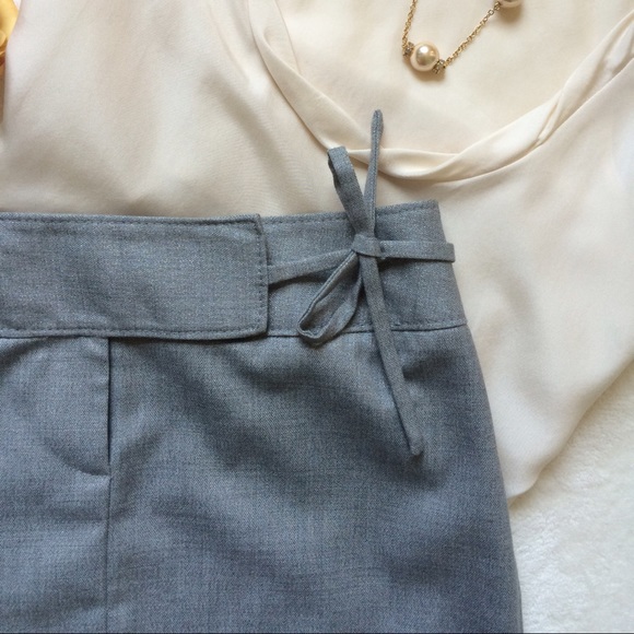 SOLD {The Limited} Metallic Gray Pencil Skirt - Picture 2 of 4