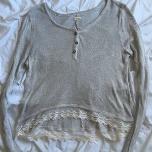 Flowy Lace Long sleeve shirt