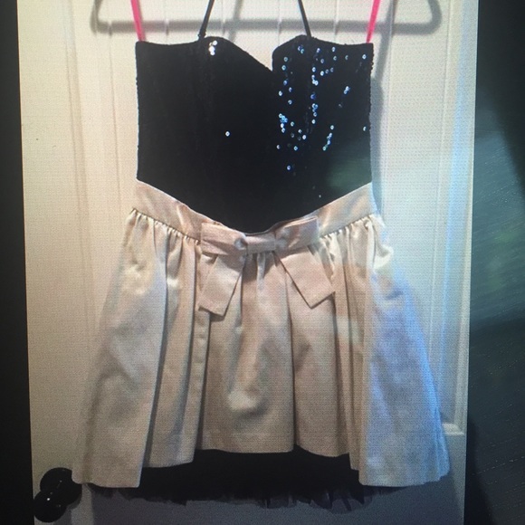 Betsy Johnson Dress and David Bridal Cover up