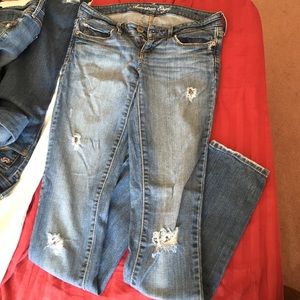 Distressed American Eagle Jeans