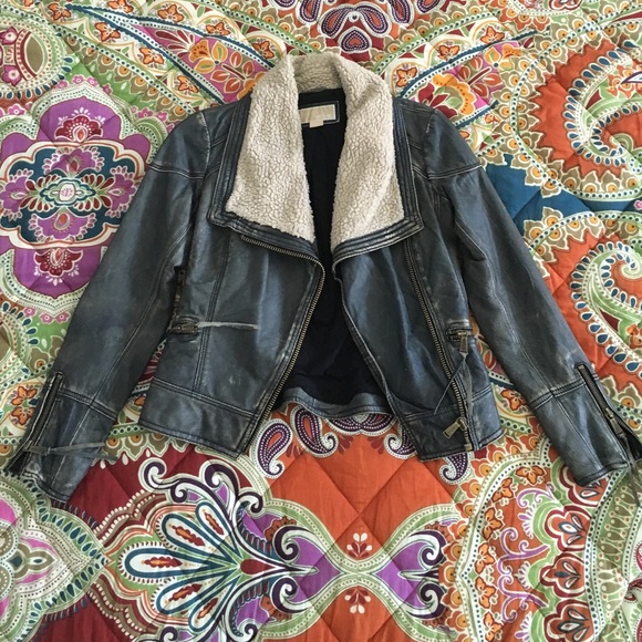 Michael Kors leather jacket - SIZE SMALL