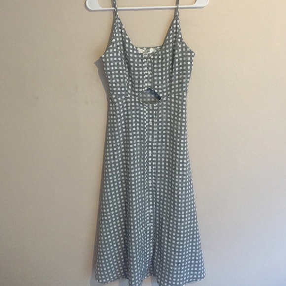 Urban Outfitters Gingham Midi Dress