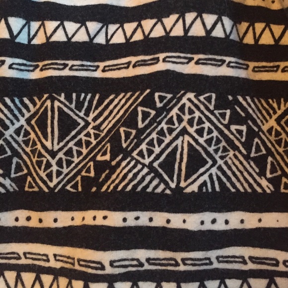 Black and White Tribal (Aztec) Print Dress