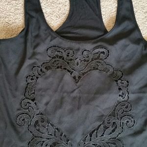 NWT Express Tank with Heart Design