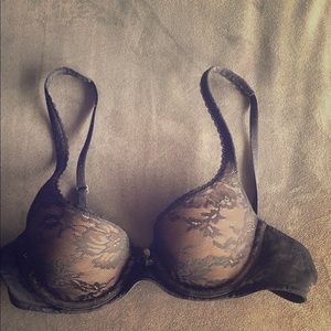 Sexy black Victoria's Secret lacy bra