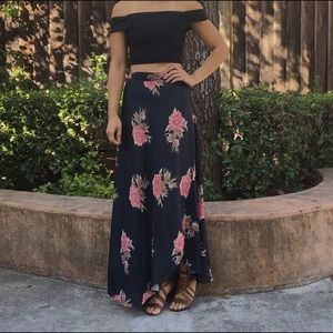 EVERLASTING MAXI SKIRT IN PINK FLORAL
