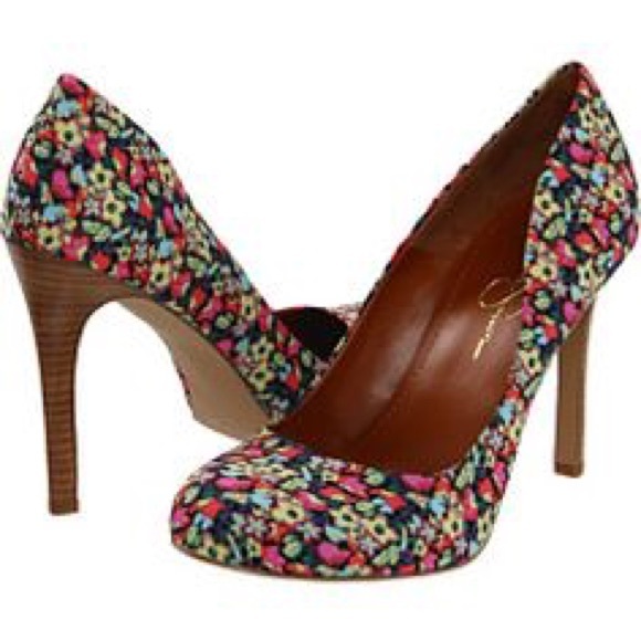 ISO Jessica Simpson floral heels