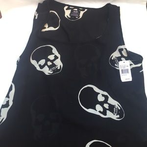 Brand new bloomingdales skeleton tank top