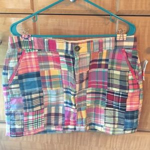 🆕NWT Madras Print Skirt