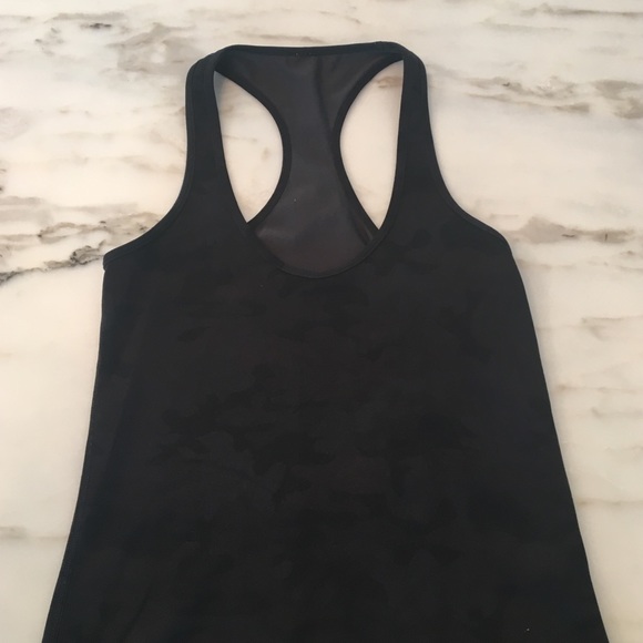 Women's Black Camo Lululemon Tank Top