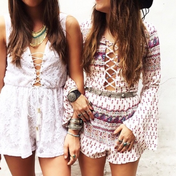 LF Dresses & Skirts - LF bell sleeve romper.