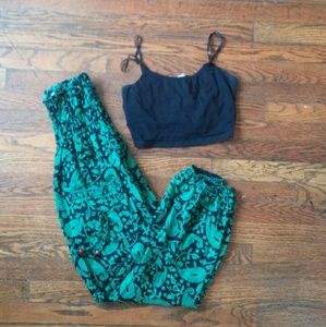 Printed Harem Pants