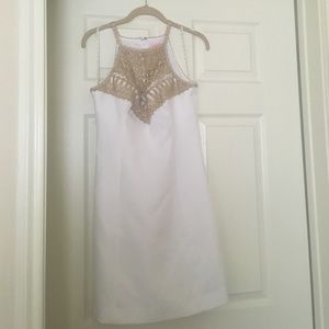 Beautiful White & Gold Lilly Pulitzer Dress