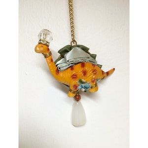 Anthropologie Dinosaur Necklace