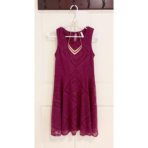 Chic Magenta Dress