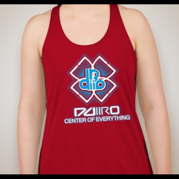 DDIIRO Blue Logo Ladies Tank Tops