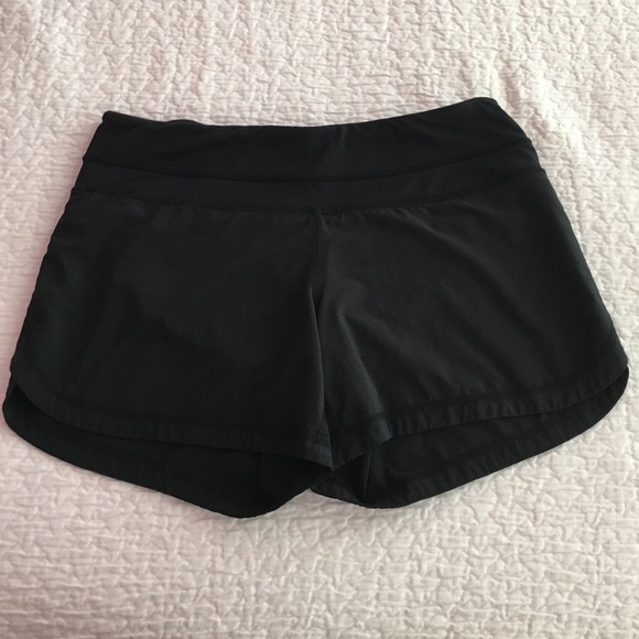 LULULEMON: black athletic shorts