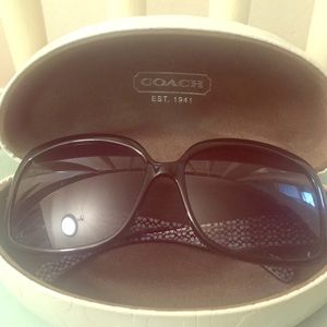 Black Coach sunglasses